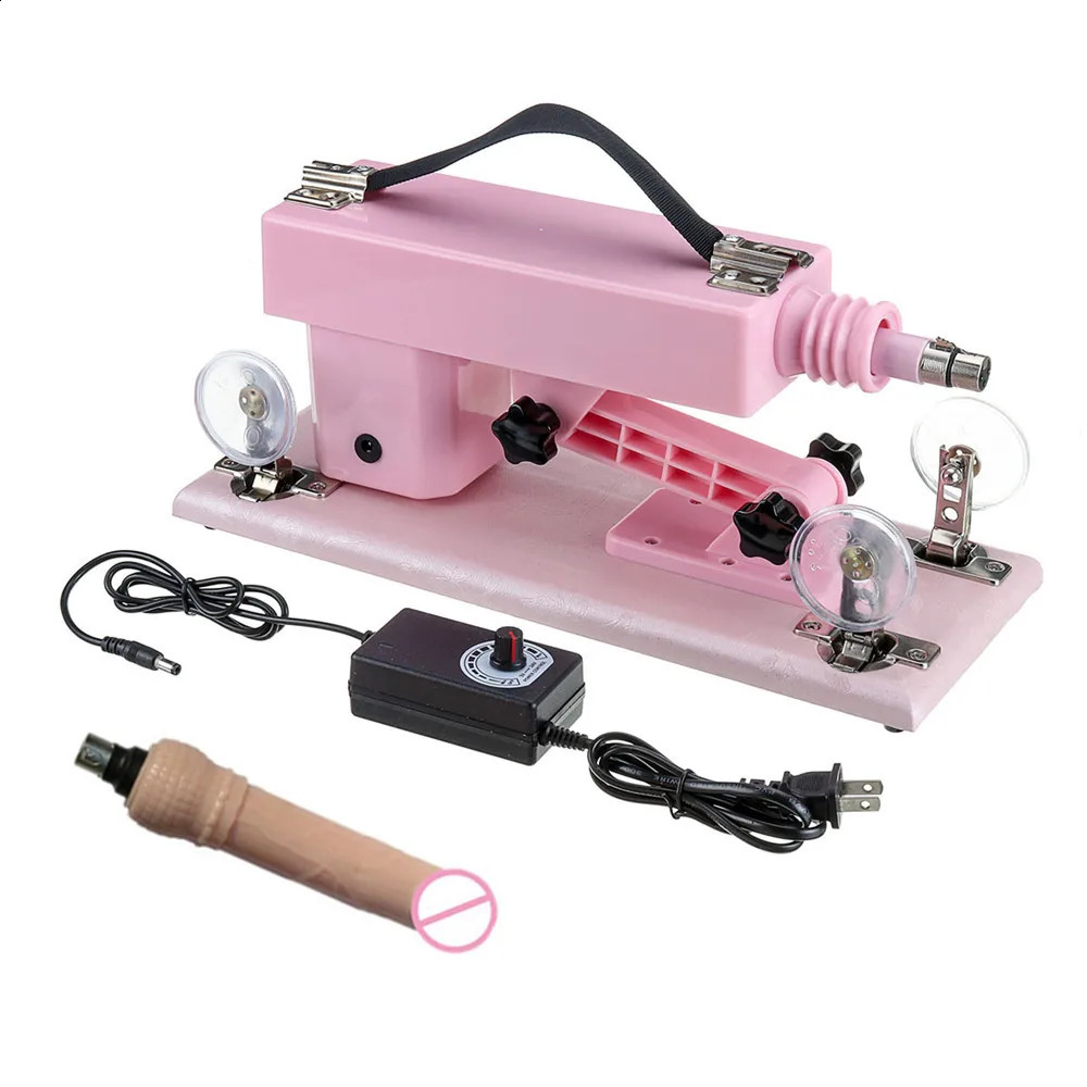 Female Vibrator Sex Machine Masturbation Pumping Gun Dildo Anal Vagina Attachments Masturbator Automatic Toys for Women Men 241118
