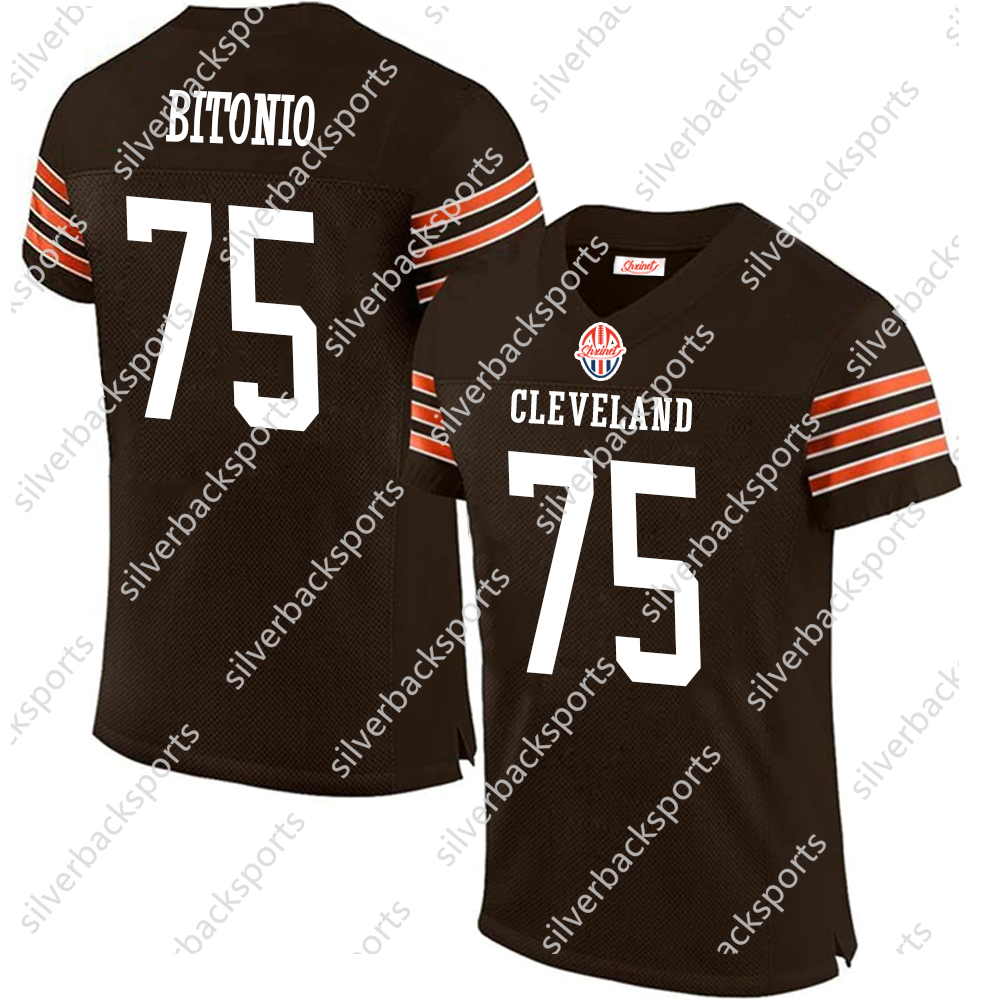 2024 Custom 95 Myles Grrett 24 Nick Chub David Njku Deshaun Waton Amari Coper Dustin Hopkns Joel Biio Clevland Brows Football Jerseys Mens/Youths This