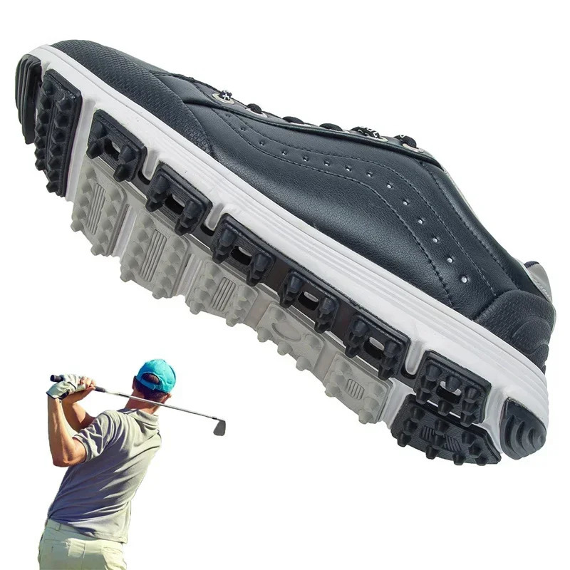 Waterproof Golf Shoes Men Spikeless Wears for Outdoor Walking Golfers Sneakers Male 241118