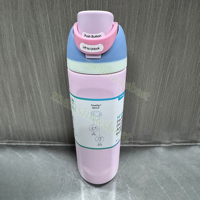 New Water Bottles Colorful Water Bottle Insulated Cup 316 Stainless Steel Space Pot Outdoor Vacuum Drink Thermos Waterbottle Cups