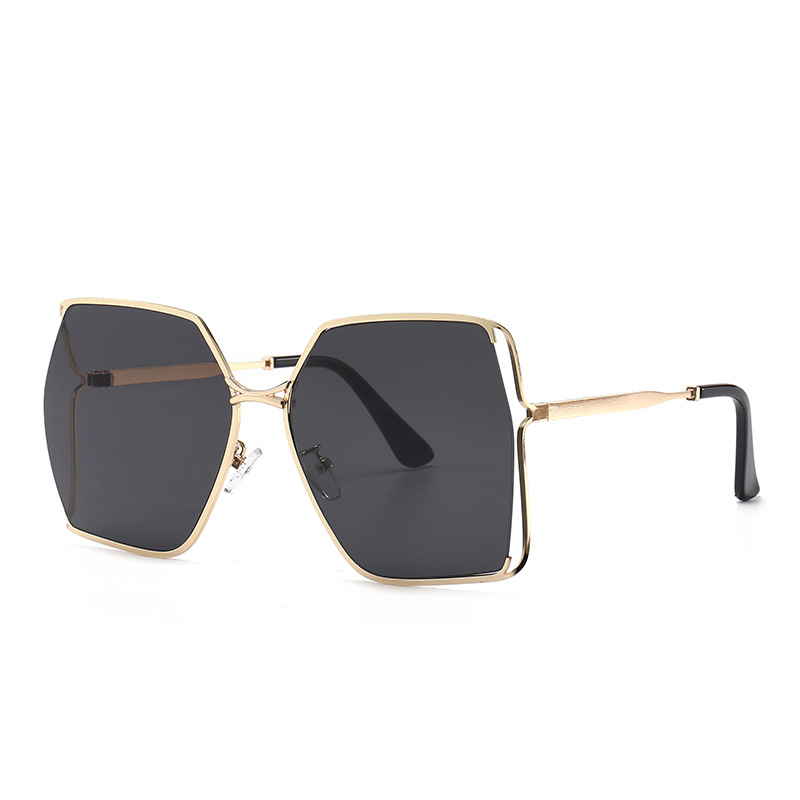 Luxury Oversize Designer Sunglasses Women - Classic Metal & Plank Frame UV Protection Lens Summer Fashion Y260207
