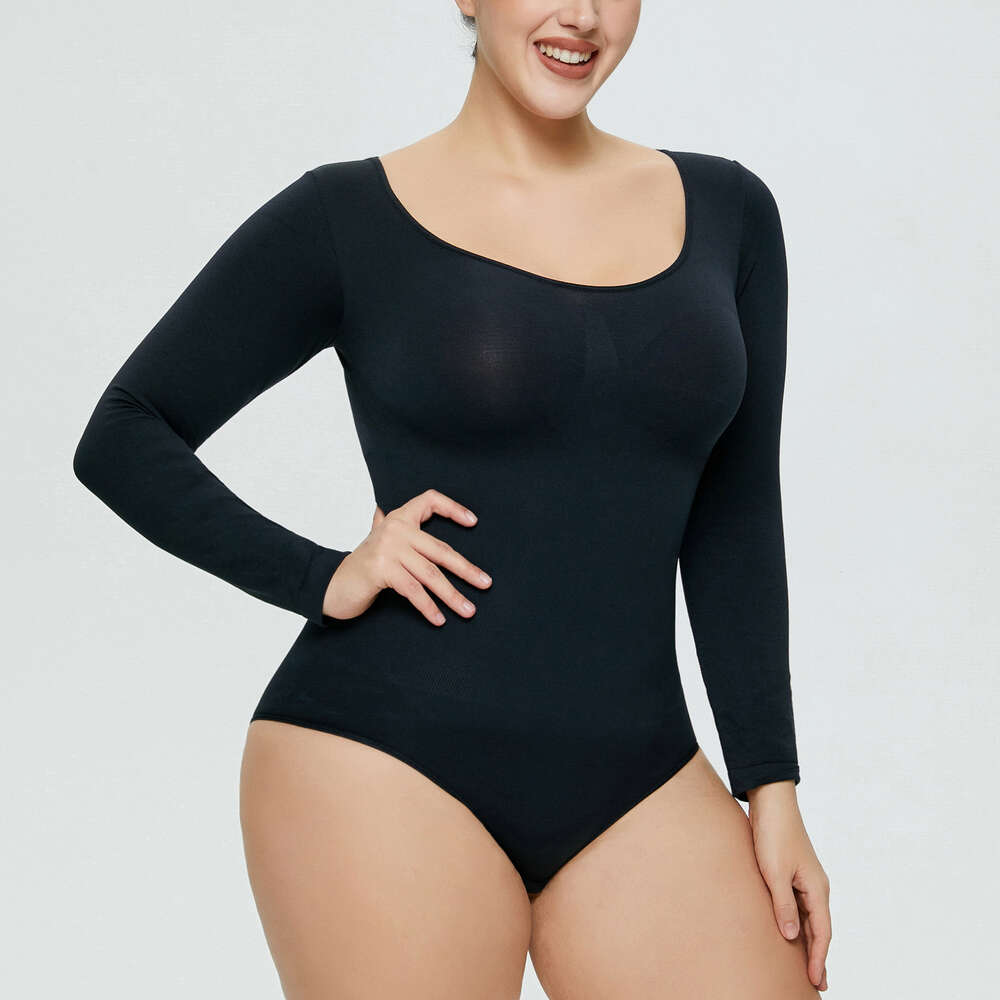 Women's Long Sleeved Corset Jumpsuit, Body Shaper Seamless Jumpsuit F41827