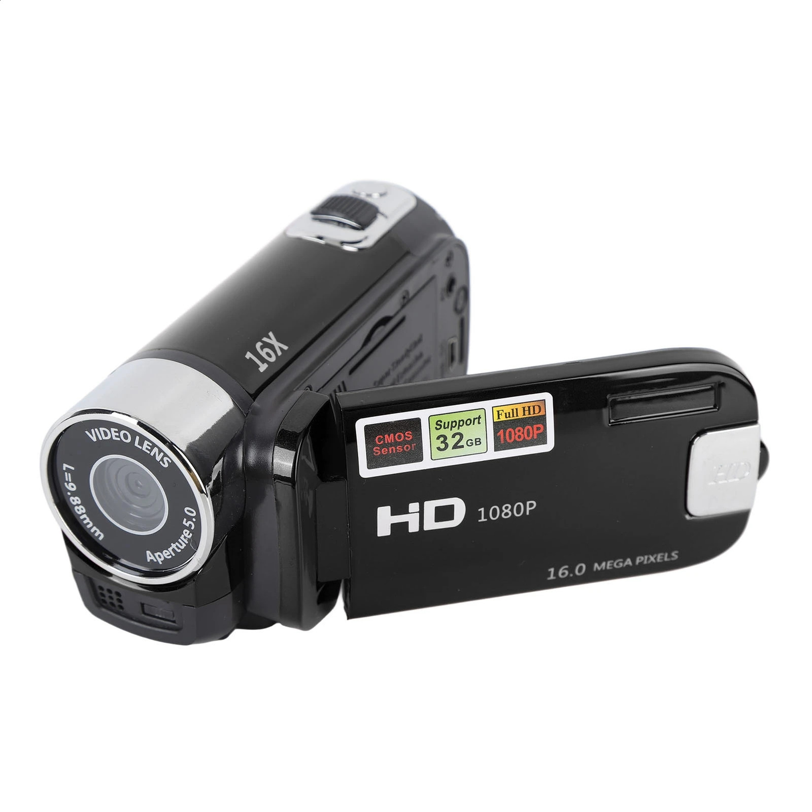 4K 48MP DV Camera 27in TFT Rotatable Screen 16x Digital Zoom Video Camera with USB Cable 241113