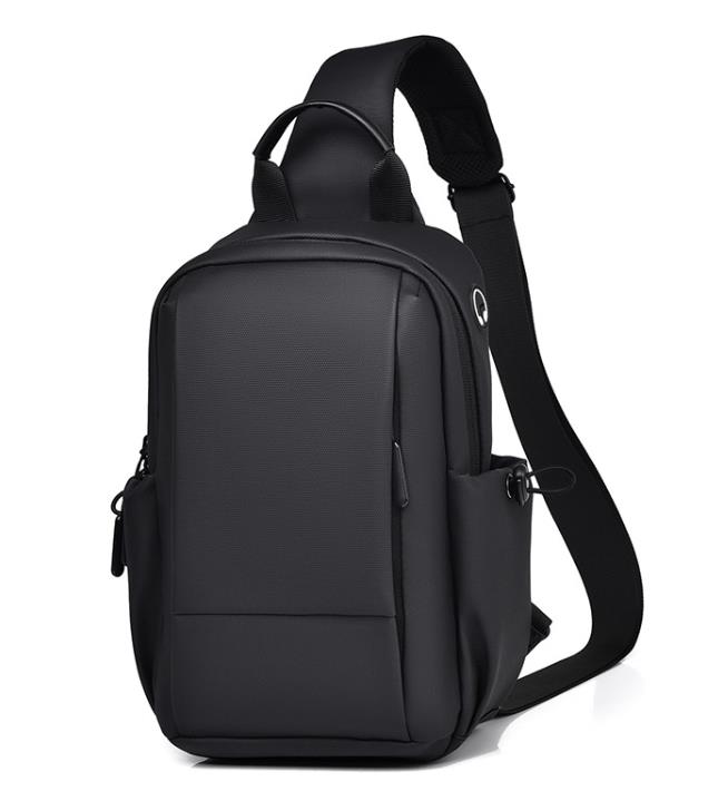 Young messenger mens chest bag retro cross body shoulder business sling bag mens casual chest bag 240824