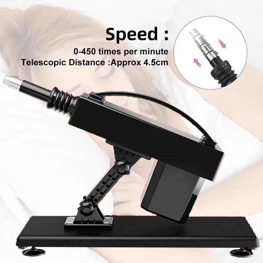 Sex Love Machine Adult Toy Automatic Thrusting Device for Men and Women Masturbation Adjustable Vaginal Anal Massage Pumping Gun 241118