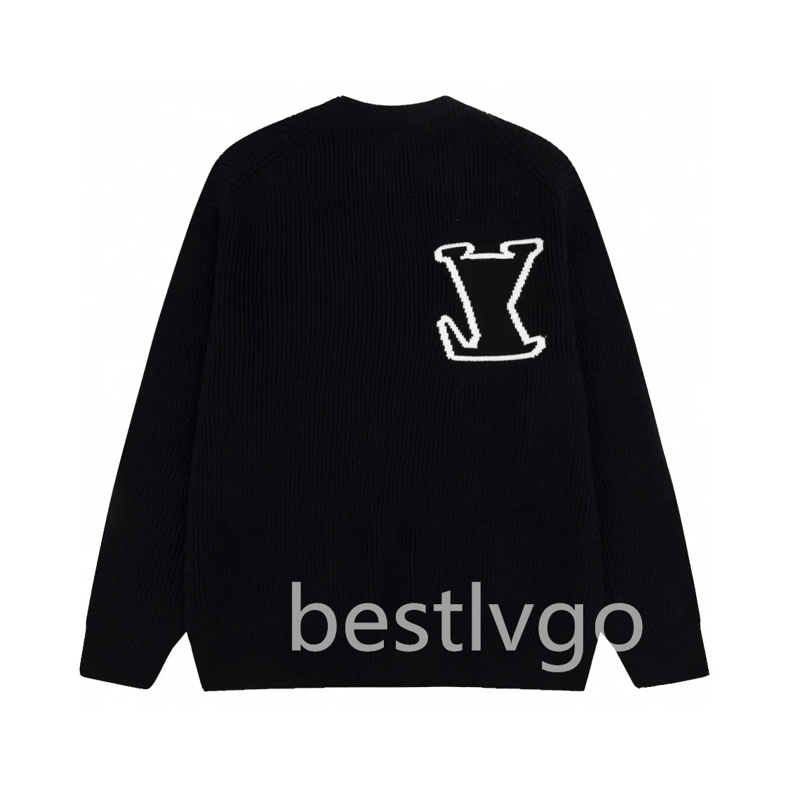 Men's Plus Size Hoodies & Sweatshirts jacquard letter knitted sweater in autumn winter acquard knitting machine e Custom jnlarged detail crew neck cotton