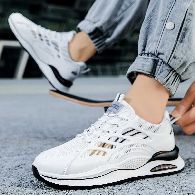 Mens Sport Sneakers Breathable Mesh Fashion 2023 New Running Shoes High Quality Outdoor Casual ShoesC241216