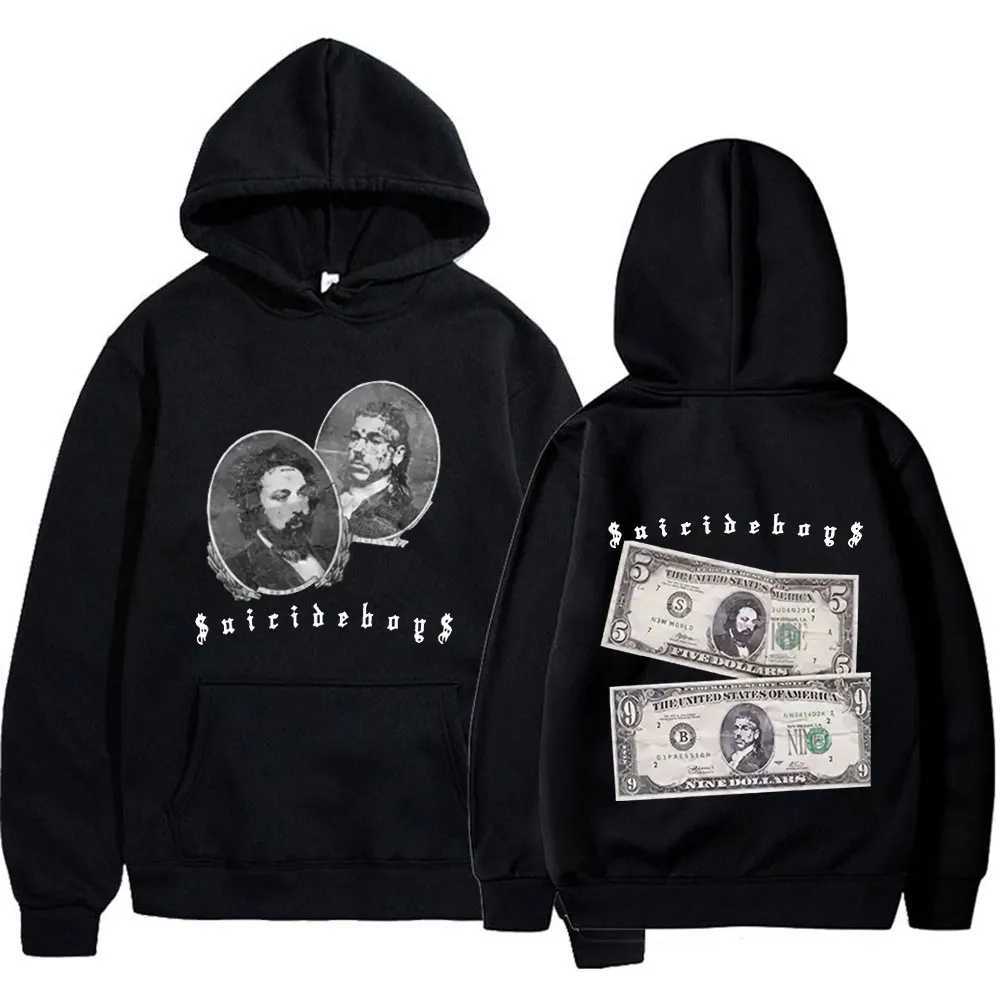 High Quality Suicide Boy G59 Hoodie New World Great Depression Hip Hop Retro Sportswear Mens Casual Comfortable Long Sve Plow T241118