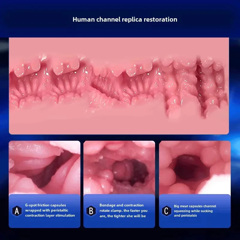 Automatic Male Masturbator Cup Silicone Vibrator Adult Endurance Exercise Vibration Blowjob Men Penis Trainer Sex Toys 241118