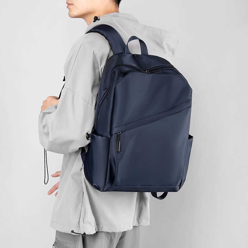 Backpack men's large capacity computer backpack business commuting college student travel backpack junior high school backpack bags