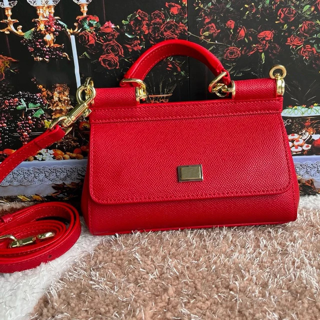 Women's Handbag Designer Top Quality New Leather Palm Print Shoulder Lady Shopping Bag Fashion Genuine Leather