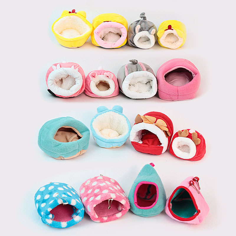 Pet Winter Hanging Fruit House Hammock Warm Bed Nest Accessories for Guinea Pig Hedgehog Chinchilla Hamster and Small Animals Free shipping