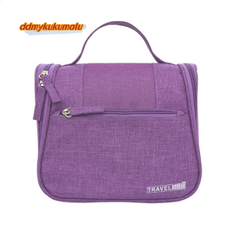 DHlanhai Cationic business travel toiletry hand-held makeup bag, hanging cosmetic storage bag #9kukumalu