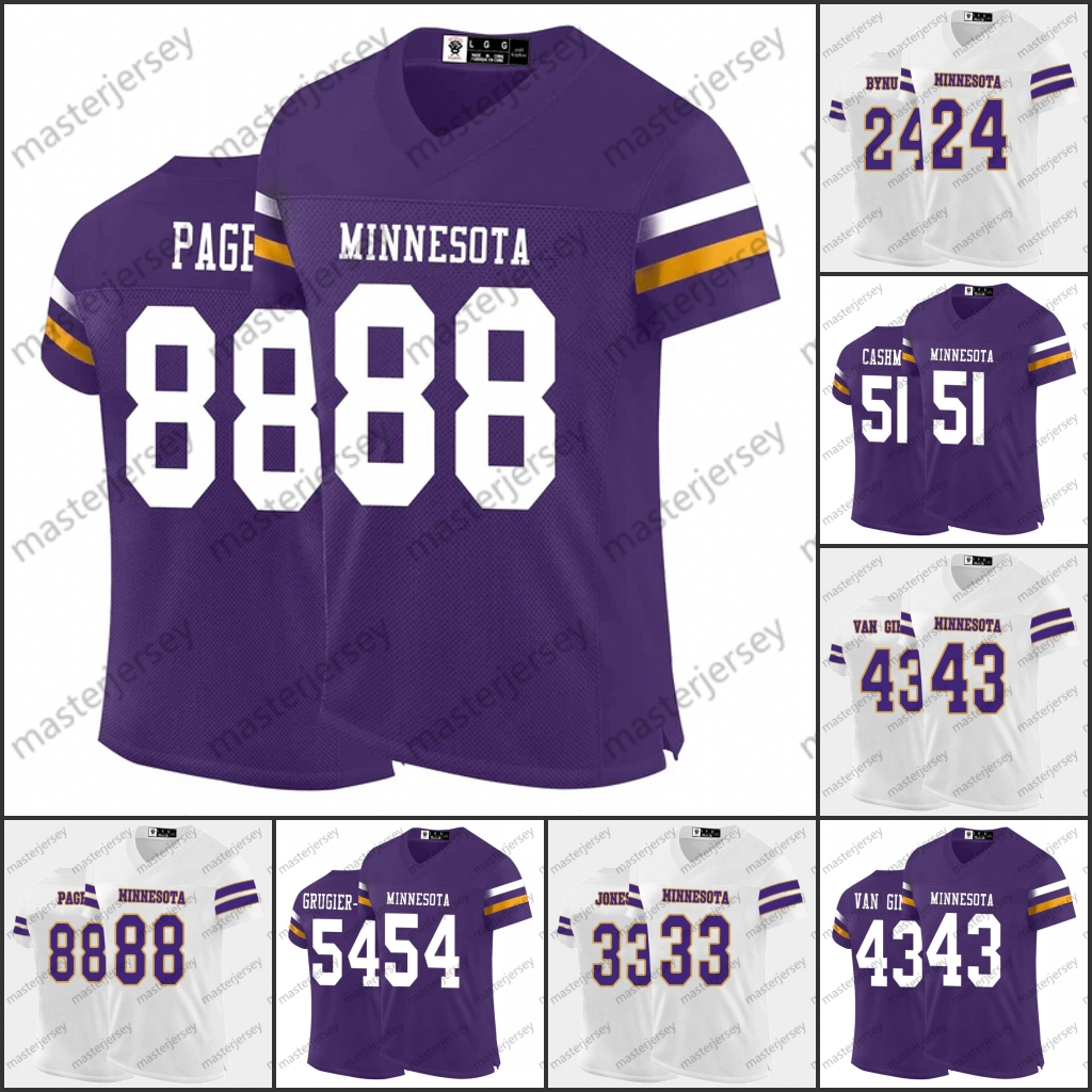 24 Bynum Cities Football Jerseys Jones DePaola Van Ginkel Cashman Page Custom