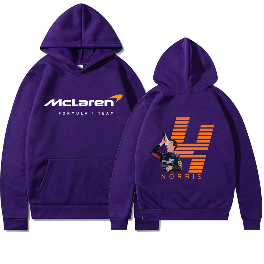 Designer hoodie McLaren Team Racing Mens Hoodies Winter Pullover Casual Hooded tops Long Sleeve Graphic printing warm Cotton Sweatshirt