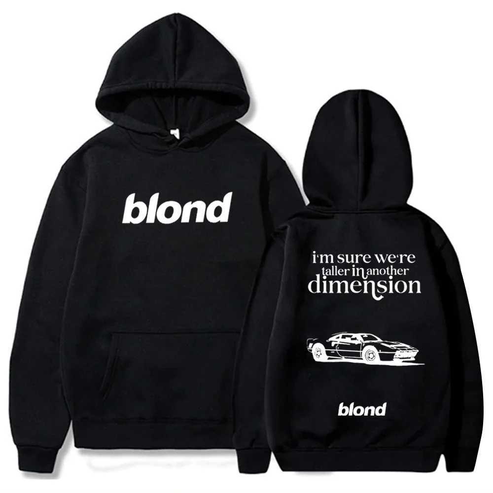 High Quality Blond Album Hoodie Frank Ocean White Ferrari sic Wen Men Harajuku Long Sve Sweatshirts T241118