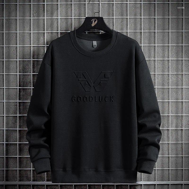 Men's Hoodies Men Sweatshirts Loose Oversized 6Xl 7Xl 8Xl Plus Size Long Sleeve O-Neck Pullovers Autumn Streetwear Fashion Sportswear