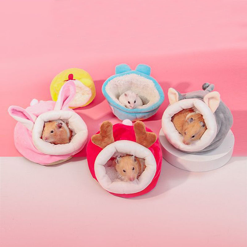Pet Winter Hanging Fruit House Hammock Warm Bed Nest Accessories for Guinea Pig Hedgehog Chinchilla Hamster and Small Animals Free shipping