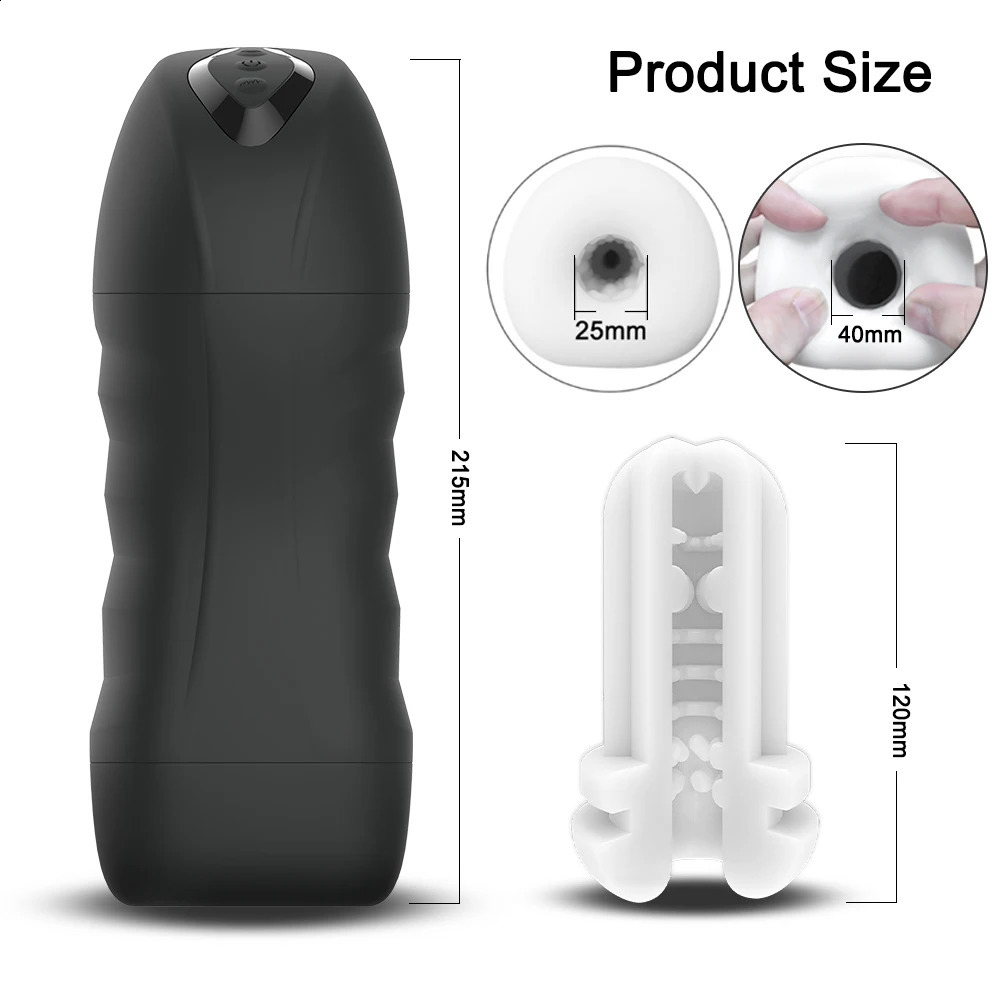 Automatic Sucking Male Mastubator Masturbation Cup Sex Toys Adult Goods for Men Blowjob Vibration Equipment Machine 241118
