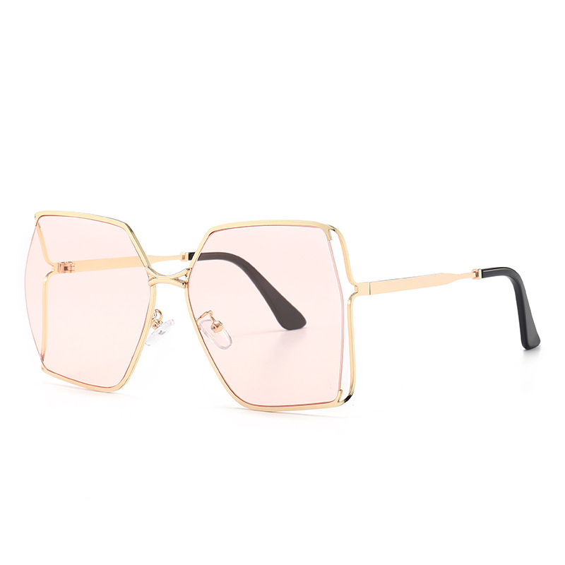 Luxury Oversize Designer Sunglasses Women - Classic Metal & Plank Frame UV Protection Lens Summer Fashion Y260207