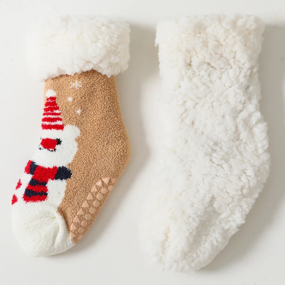 born winter anti slip long socks with printing for young children girls boys and children high socks for warm knees during the Year 241118