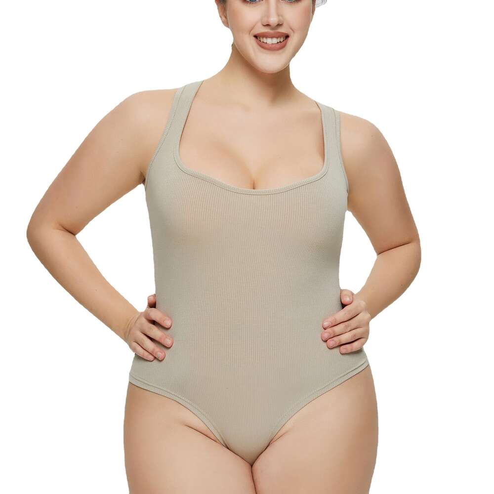 Large Size Sexy Vest Thong Thread Tight Women's Jumpsuit F41826