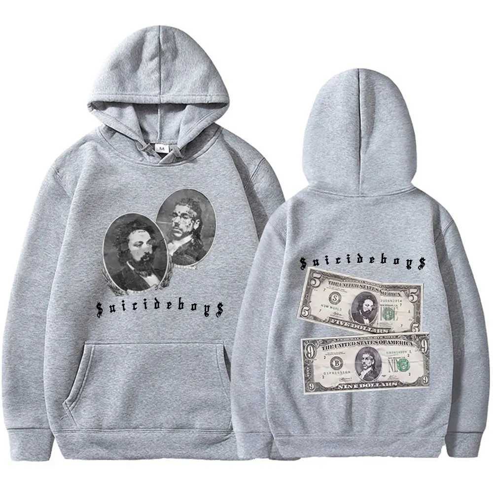 High Quality Suicide Boy G59 Hoodie New World Great Depression Hip Hop Retro Sportswear Mens Casual Comfortable Long Sve Plow T241118