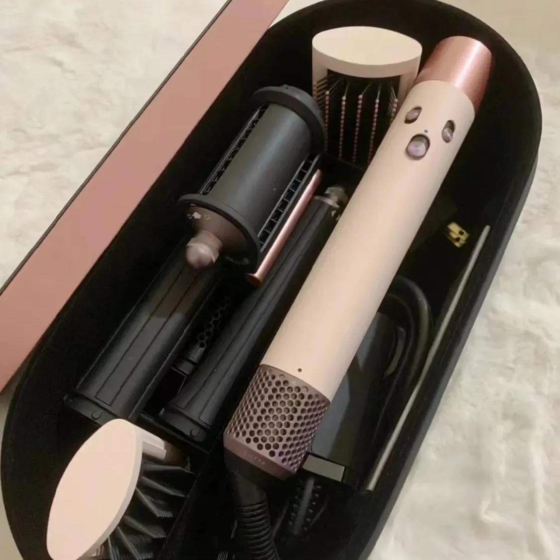Electric Curler Multi Function for Women Professional Adjustable Temperature Tool Hair Curlers Negative ion 7-in-1 travel set