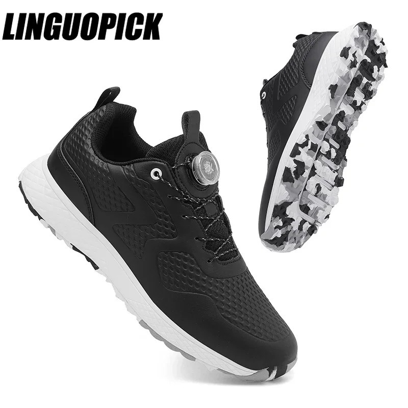 Golf Shoes Men Waterproof Breathable Sneakers Women Spikeless Sports Walking outdoor sport Golfing Footwear 241118