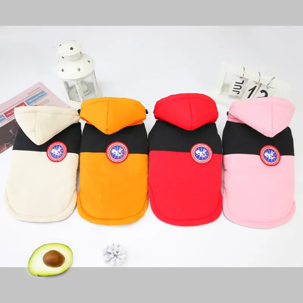 ANNIMOS 2023 Dog Apparel Pet Winter Warm Coat Puppy Clothes Two Legs Cotton Clothing Vest Jacket for Small Medium Dogs 96b