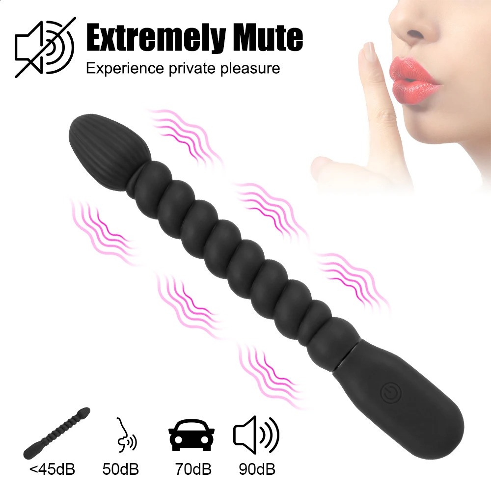 20cm Butt Plug Anal Beads Toys For Women Vibrators Vaginal Balls Men Prostate Massager Slim Dildos Female Masturbator Sex Games 241118