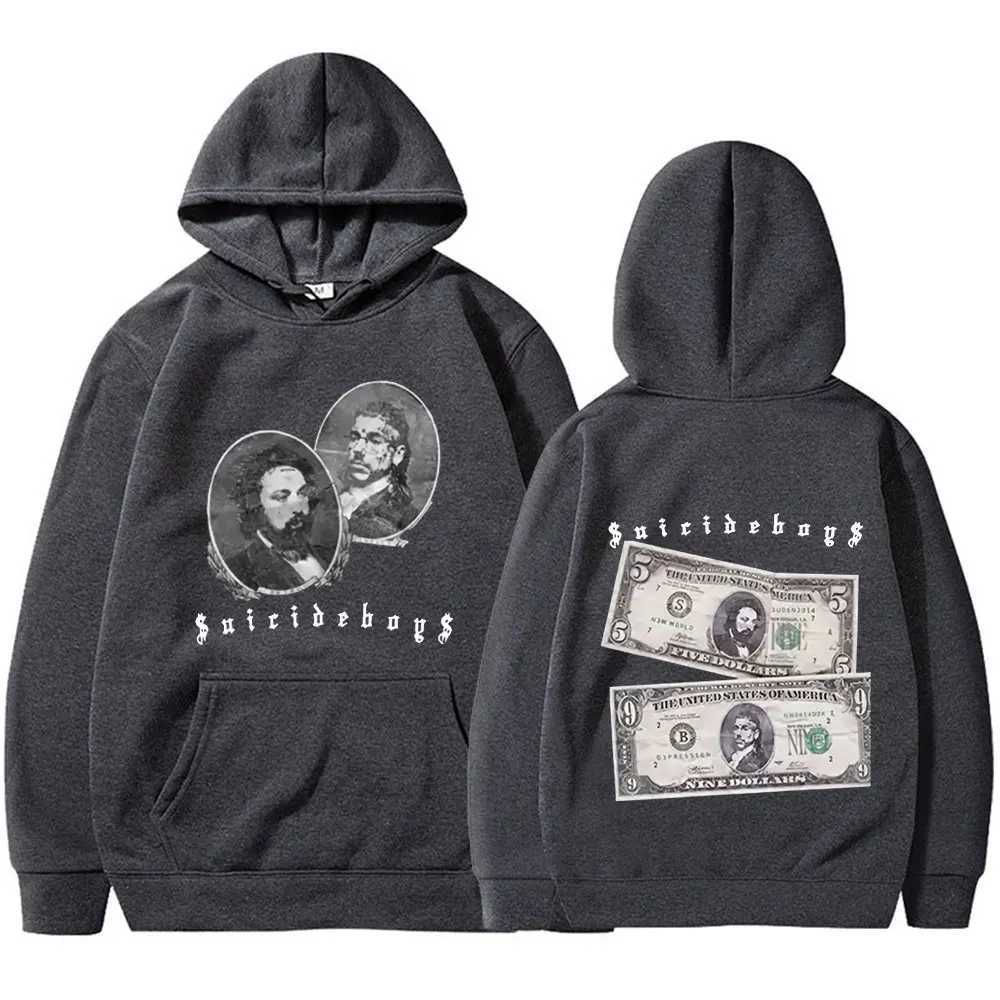 High Quality Suicide Boy G59 Hoodie New World Great Depression Hip Hop Retro Sportswear Mens Casual Comfortable Long Sve Plow T241118