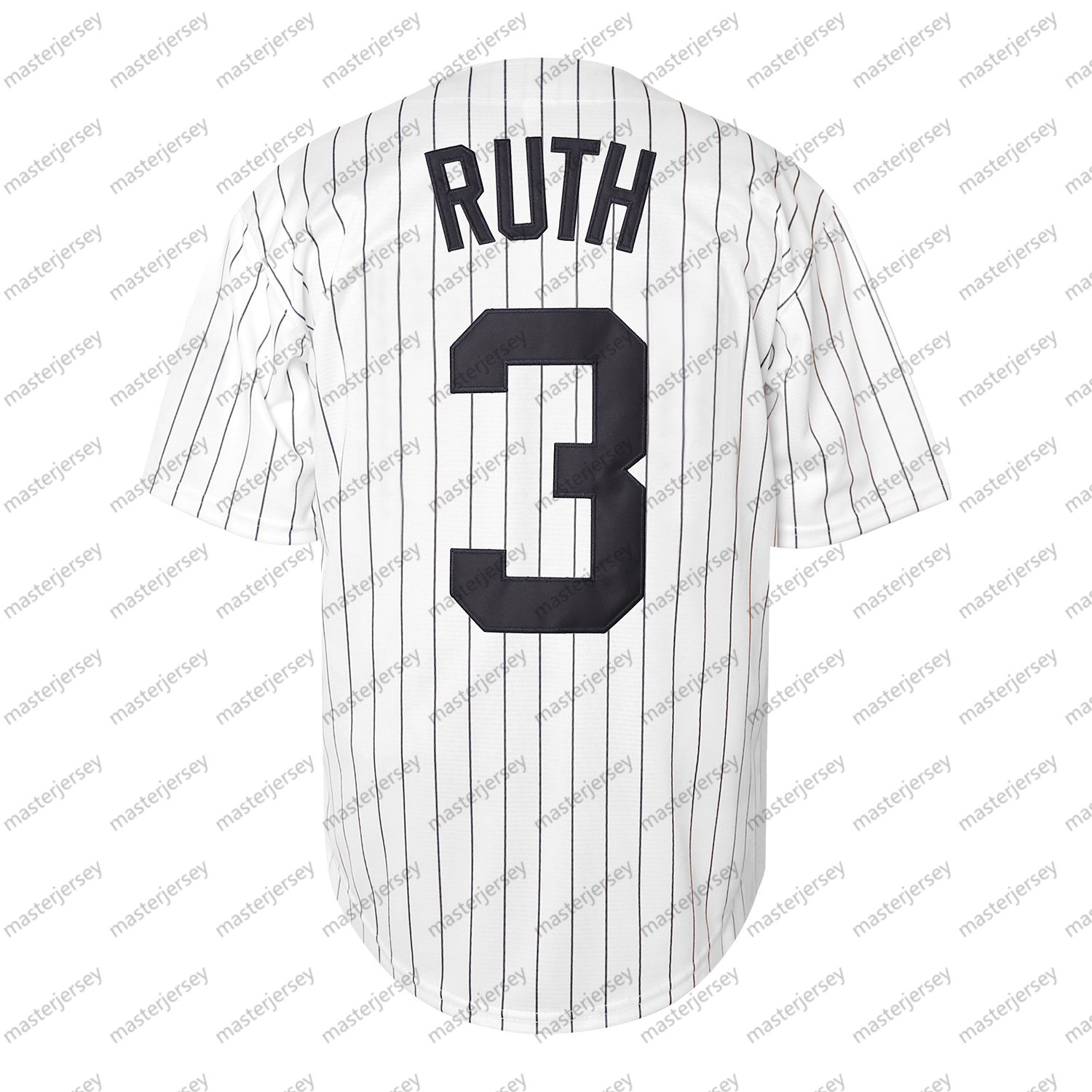 RUTH #3 Baseball Jerseys Men's Sewing Embroidery High Quality In Stock Fast Shipping Slight Stretch Polyester - Perfect for Sports Jersey