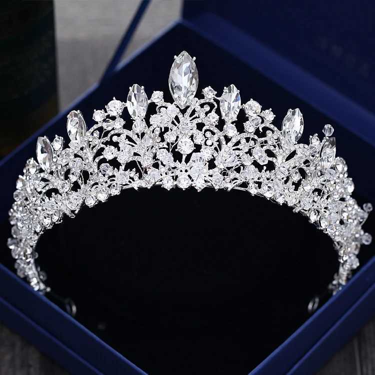Different silver gold crystal crowns bridal headpieces fashionable queen wedding headpieces wedding hair jewelry accessories W241118