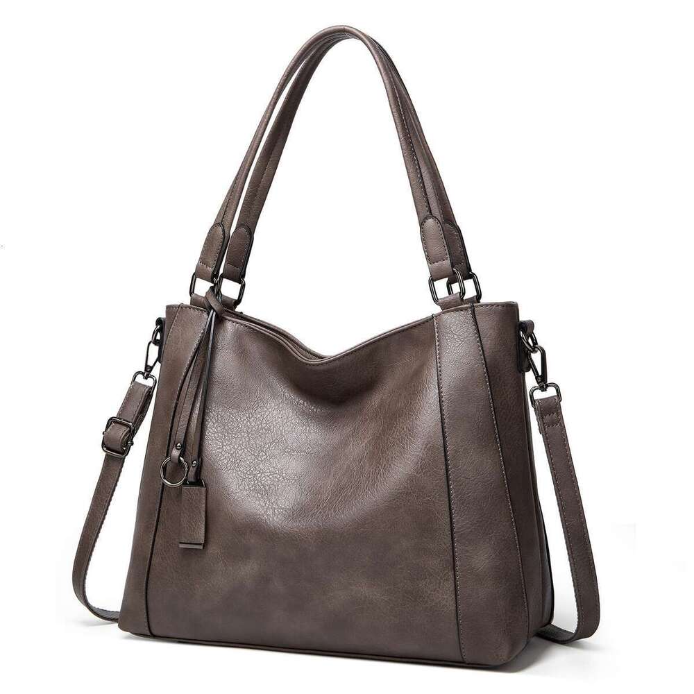 New hot selling soft PU handbag trendy leather women, large capacity single shoulder crossbody bag for women