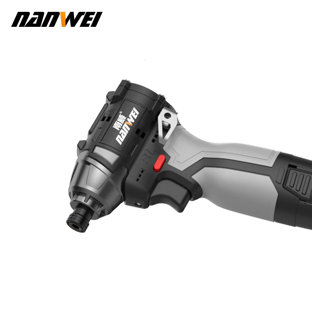 NANWEI brushless lithiumion impact screwdriver home electric drill rechargeable 240402