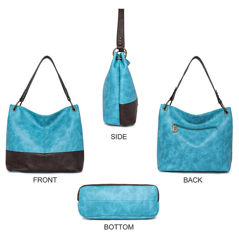 Hot selling women's tote fashionable crossbody bucket bag, large capacity single shoulder handbag