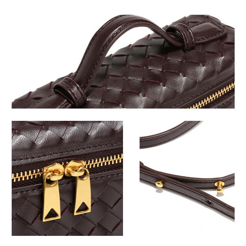 Woven Bags Women Fashion Designer Handbag High Quality Pu Leather Shoulder bag Bag
