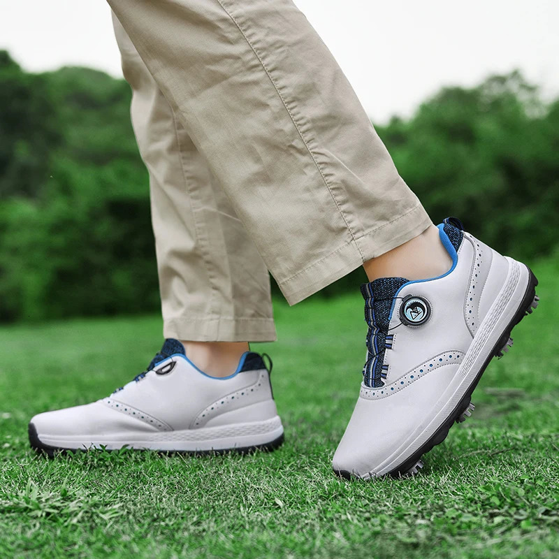 Golf Shoes Men Waterproof High quality Leather Professional Outdoor Golfing Sneakers Big Size Walking Beginner Golfer 241118
