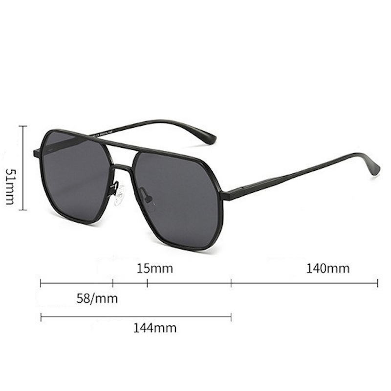 Polarized Square Sunglasses Steampunk Men Luxury Fashion Shades UV400 Women Classic Sun Glasses Vintage Driving Fishing Sports Photochromic Punk S57 I