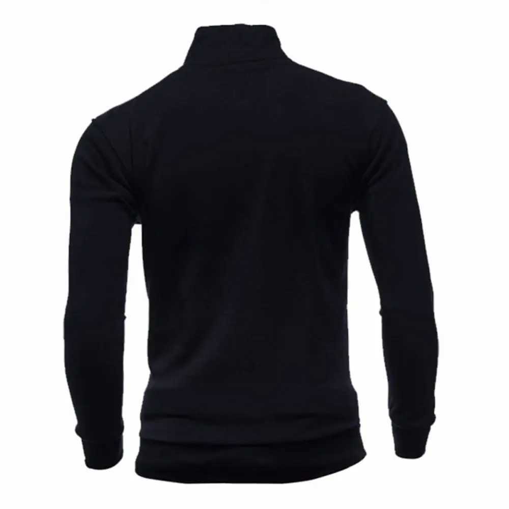 High Quality Fashionable mens zipper casual jacket brand mens stand up collar sportswear mens hoodless zipper sportswear T241118