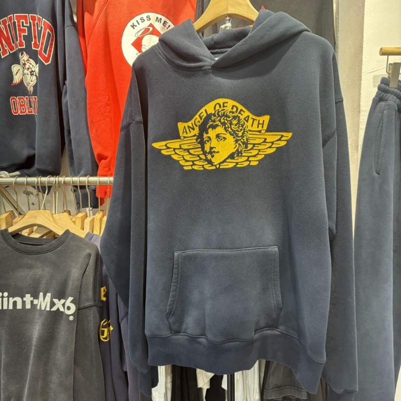 Fashion Quality Streetwear Vintage Printed Hoodies Casual Loose Oversized Hoodie For Men