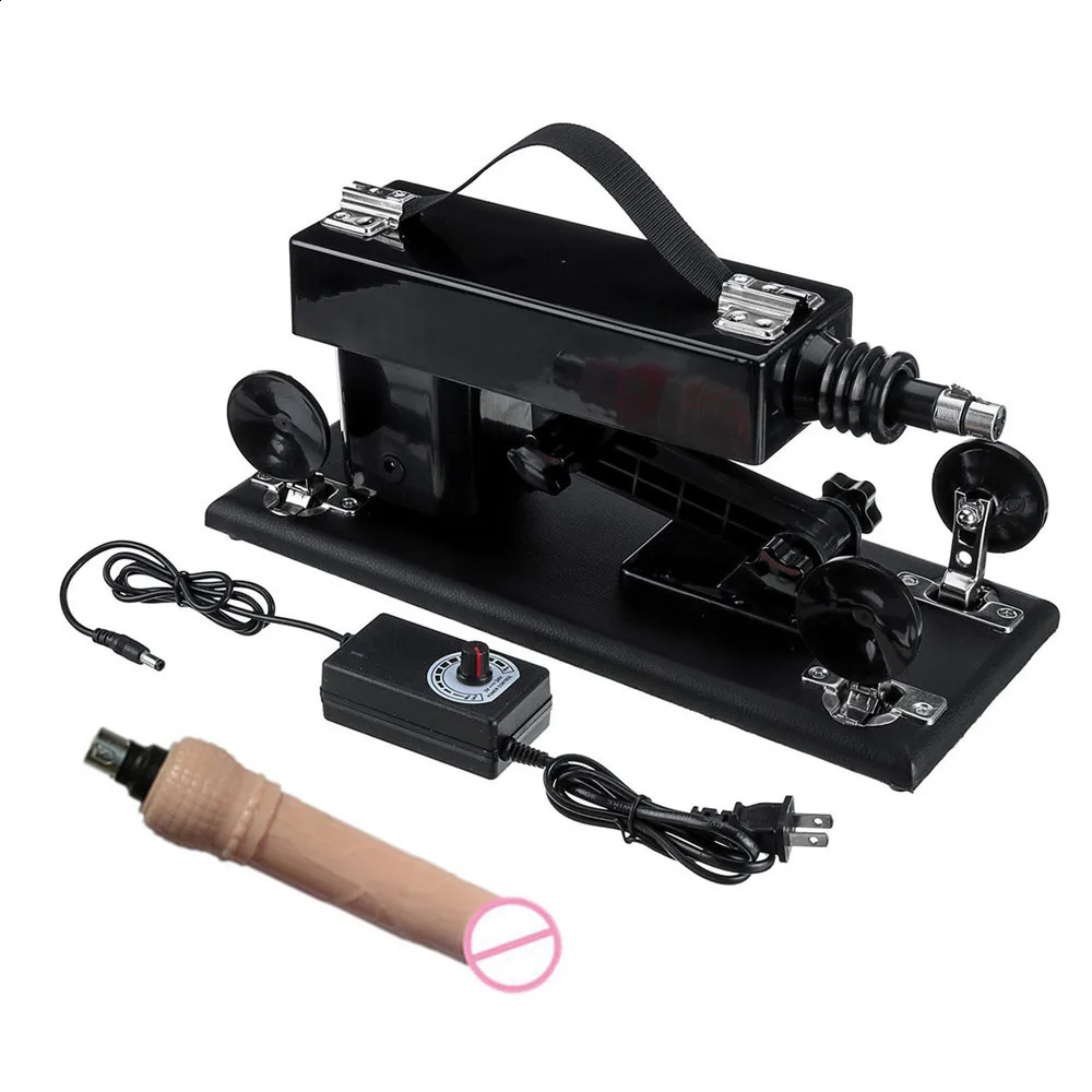 Female Vibrator Sex Machine Masturbation Pumping Gun Dildo Anal Vagina Attachments Masturbator Automatic Toys for Women Men 241118