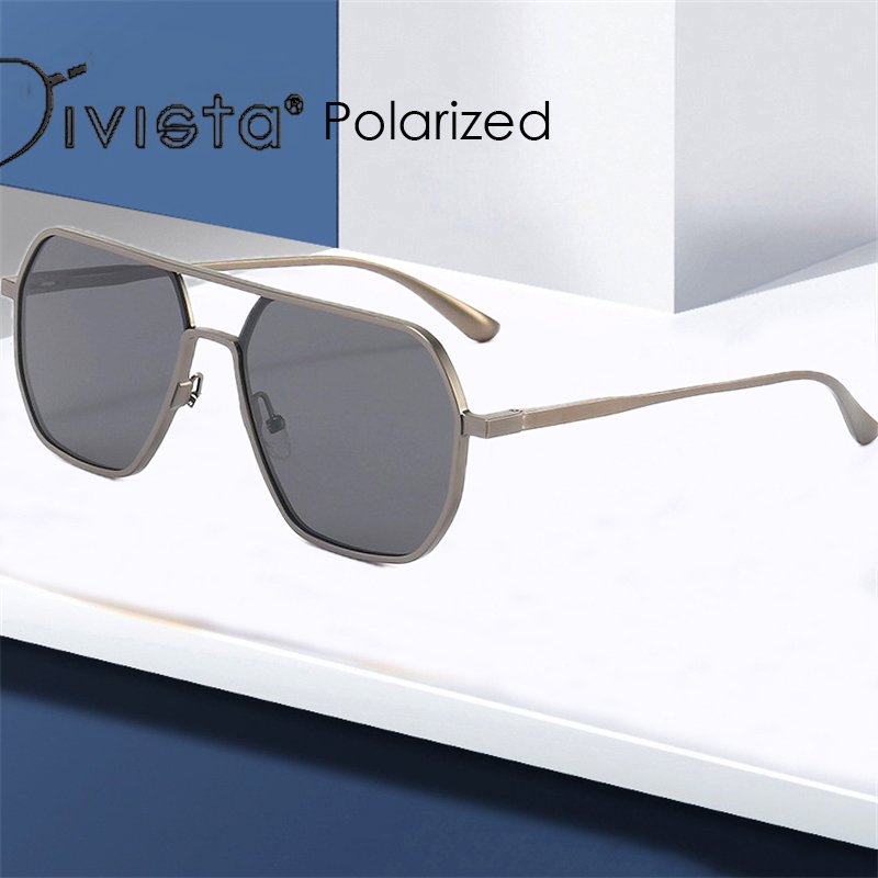 Polarized Square Sunglasses Steampunk Men Luxury Fashion Shades UV400 Women Classic Sun Glasses Vintage Driving Fishing Sports Photochromic Punk S57 I