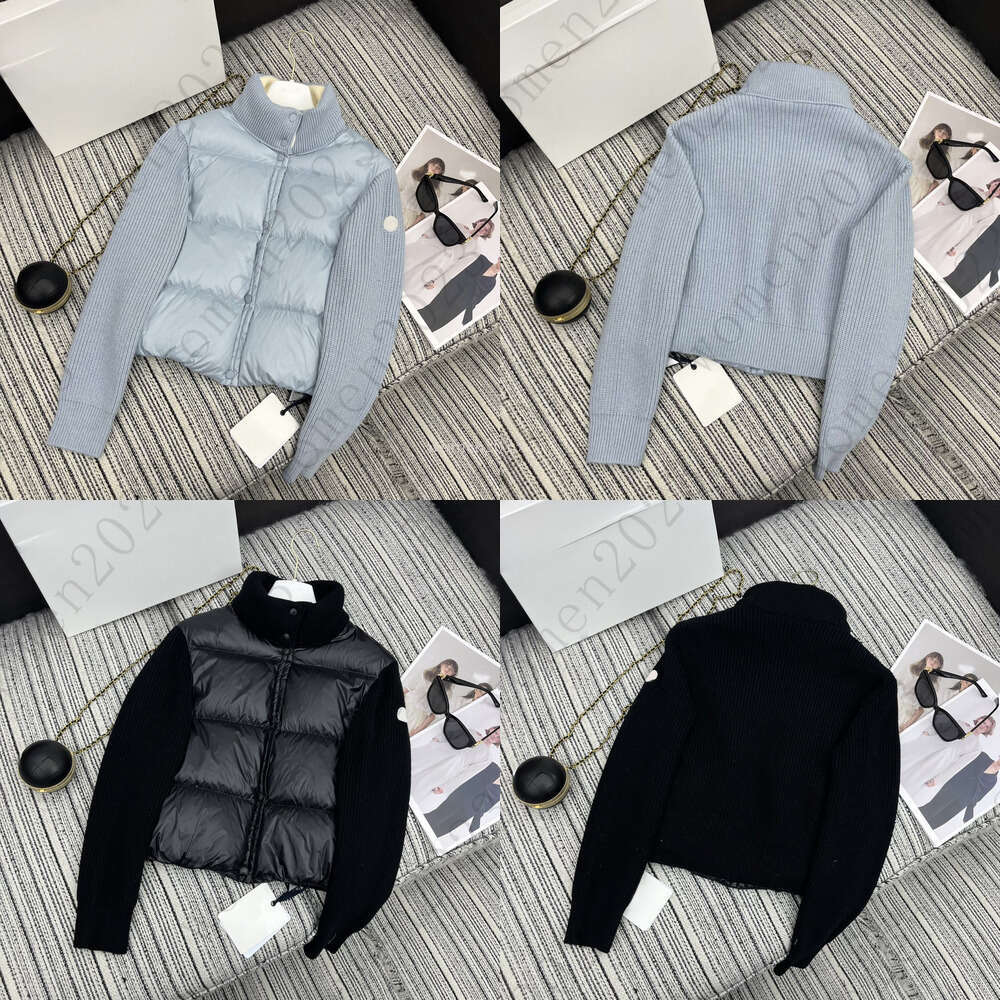 women down jacket designer women down jacket brand Wool knitted sleeve coat fashion logo warm jackets women down coat winter casual vacation jacket Nov 18
