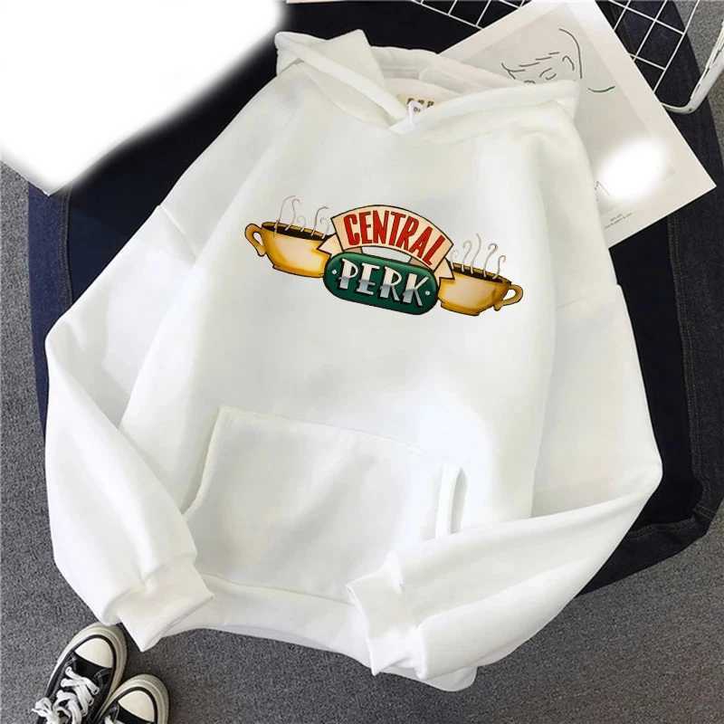 High Quality Fun cartoon friends TV show hoodie print mens Wan fashion hoodie sportswear plow unisex sportswear clothing T241118