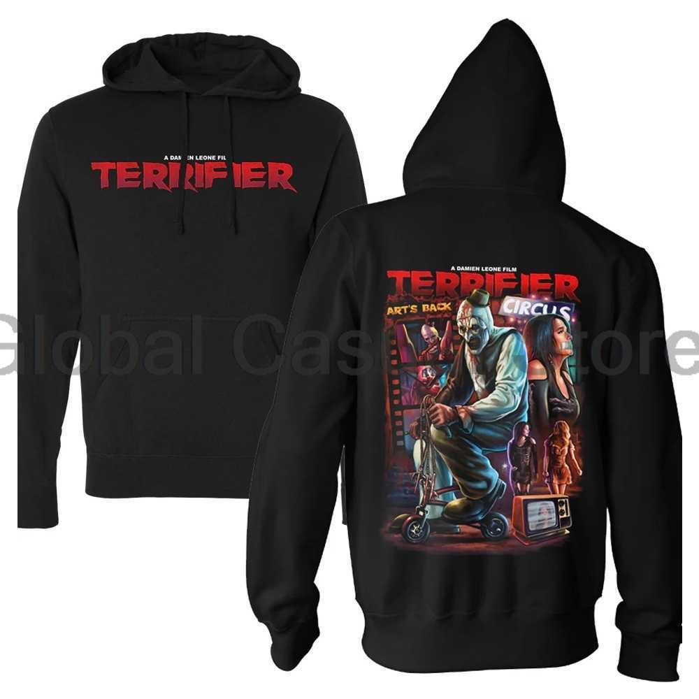 Terrifier 3 Milk And Carnage hoodie Halloween Christmas Merch Mens Knitted Jumpers Crewneck Long Sleeve Pullover Tops X241118