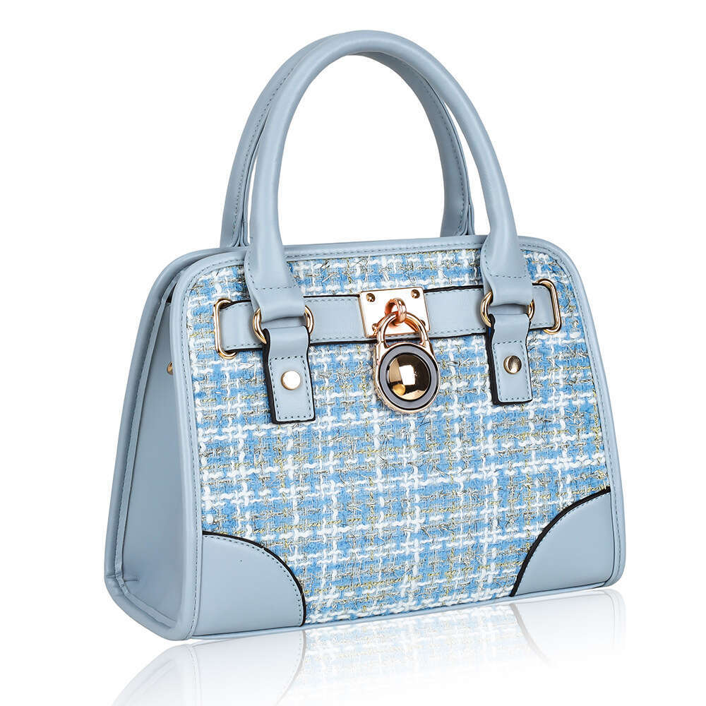 New tote hanging clock fashion women's bag, simple high-end commuting mother and child bag