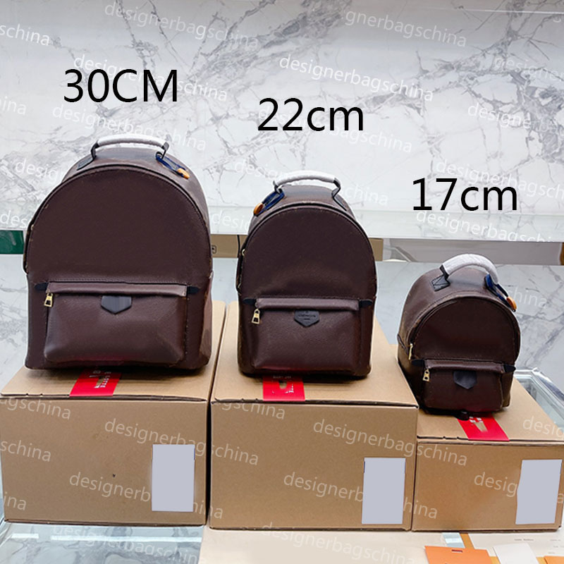 Palm springs Backpack Style Women Men Shoulder Bag Old Flower Multi pocket Fashion Letter BackPacks Bags Ajustable Detachable Straps Gold Hardware Zipper