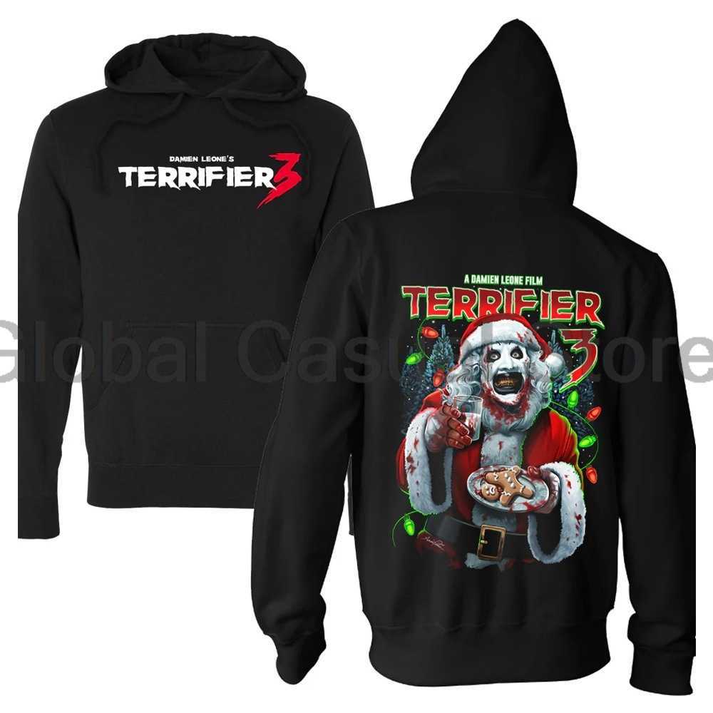 Terrifier 3 Milk And Carnage hoodie Halloween Christmas Merch Mens Knitted Jumpers Crewneck Long Sleeve Pullover Tops X241118